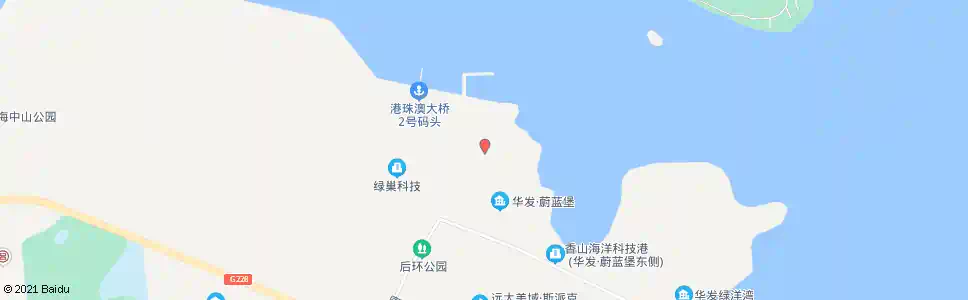 珠海淇澳大桥南_公交站地图_珠海公交_妙搜公交查询2025