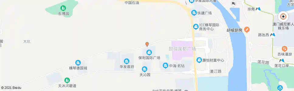 珠海横琴大道招呼站1_公交站地图_珠海公交_妙搜公交查询2025