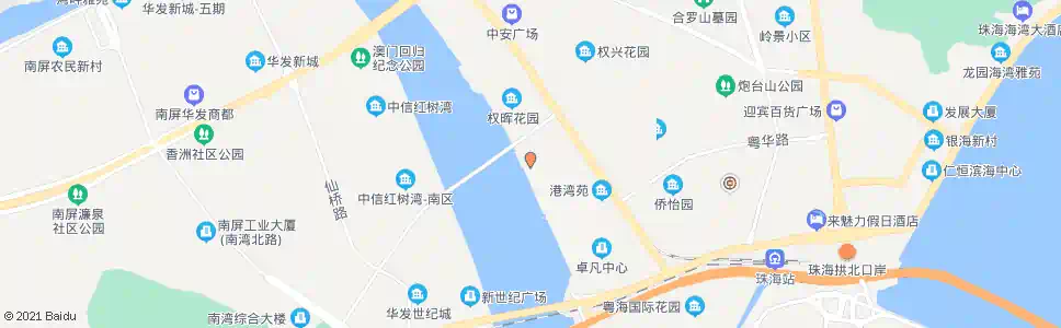 珠海夏湾路口_公交站地图_珠海公交_妙搜公交查询2025