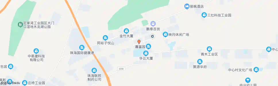 珠海映月路西_公交站地图_珠海公交_妙搜公交查询2025