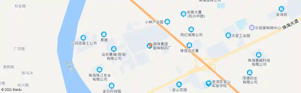 珠海创业北路东_公交站地图_珠海公交_妙搜公交查询2025