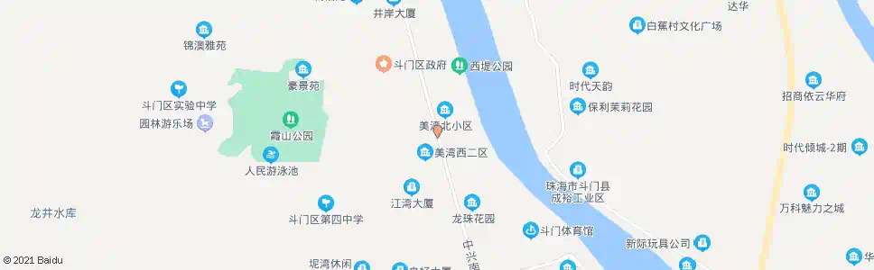 珠海尖峰花园_公交站地图_珠海公交_妙搜公交查询2025