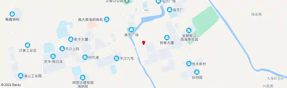 珠海平沙商贸中心_公交站地图_珠海公交_妙搜公交查询2025