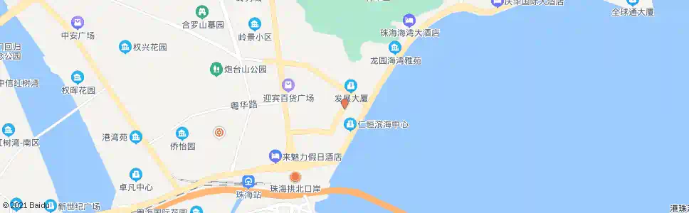 珠海水湾路南_公交站地图_珠海公交_妙搜公交查询2025