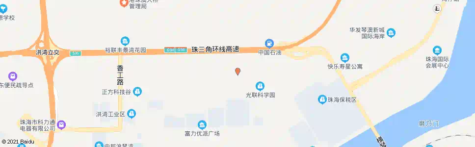 珠海联峰路中_公交站地图_珠海公交_妙搜公交查询2025
