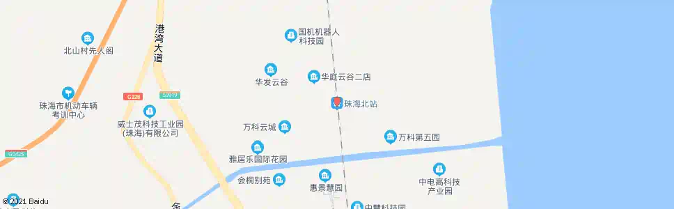 珠海明珠北_公交站地图_珠海公交_妙搜公交查询2025