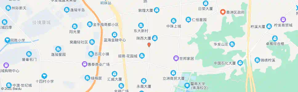 珠海招商花园城_公交站地图_珠海公交_妙搜公交查询2025