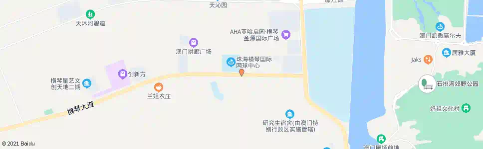 珠海国际网球中心_公交站地图_珠海公交_妙搜公交查询2025