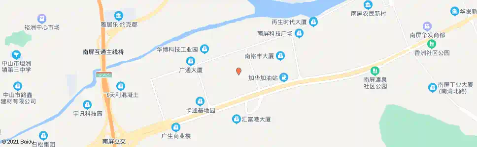 珠海屏北一路中_公交站地图_珠海公交_妙搜公交查询2025