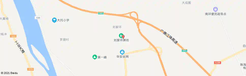 珠海刘家环_公交站地图_珠海公交_妙搜公交查询2025