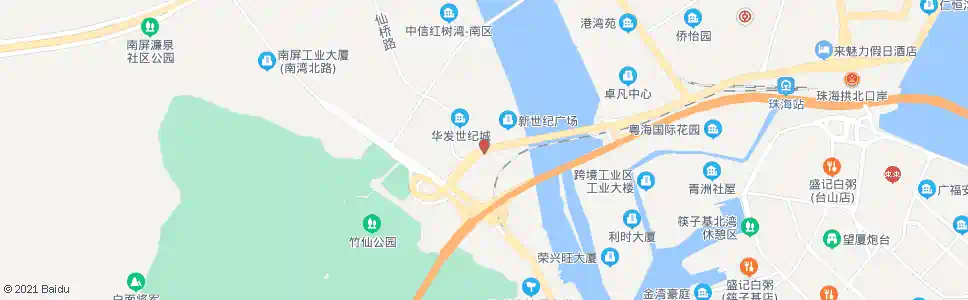 珠海华发世纪城_公交站地图_珠海公交_妙搜公交查询2025