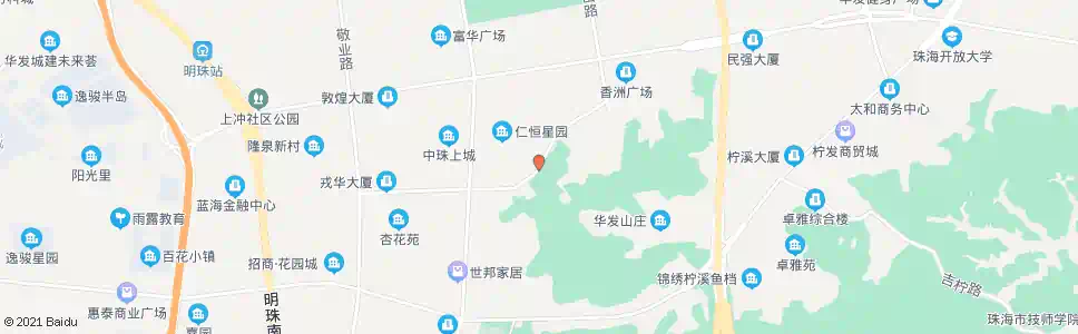 珠海红山修理厂_公交站地图_珠海公交_妙搜公交查询2025