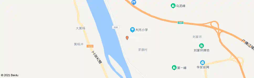 珠海大托村_公交站地图_珠海公交_妙搜公交查询2025