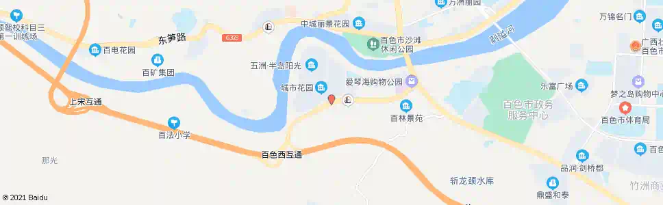 百色东体村路口_公交站地图_百色公交_妙搜公交查询2025