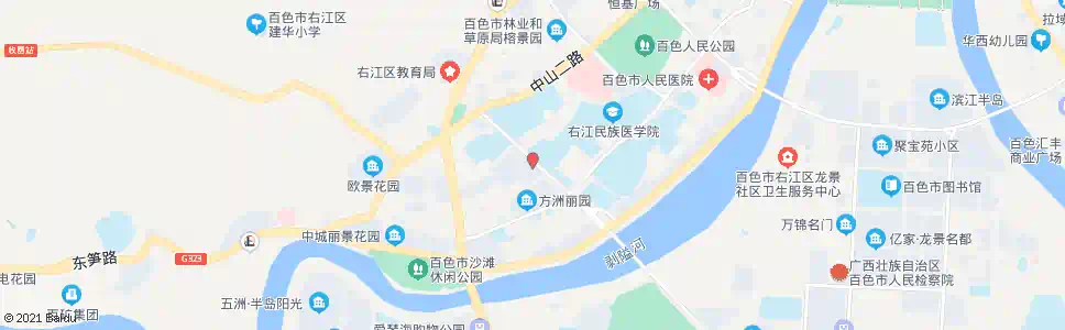 百色东合文化站_公交站地图_百色公交_妙搜公交查询2025