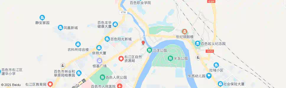 百色粤东会馆_公交站地图_百色公交_妙搜公交查询2025
