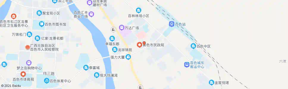 百色人民电影院_公交站地图_百色公交_妙搜公交查询2025