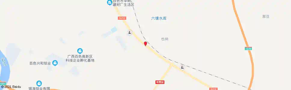 百色六塘市场_公交站地图_百色公交_妙搜公交查询2025