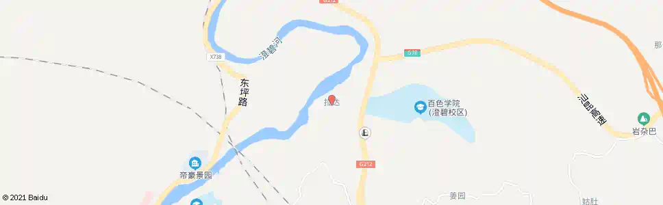 百色拉达电站_公交站地图_百色公交_妙搜公交查询2025
