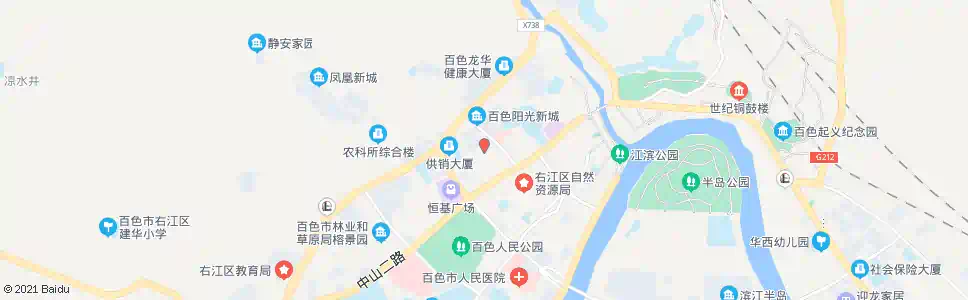 百色右江区政府_公交站地图_百色公交_妙搜公交查询2025