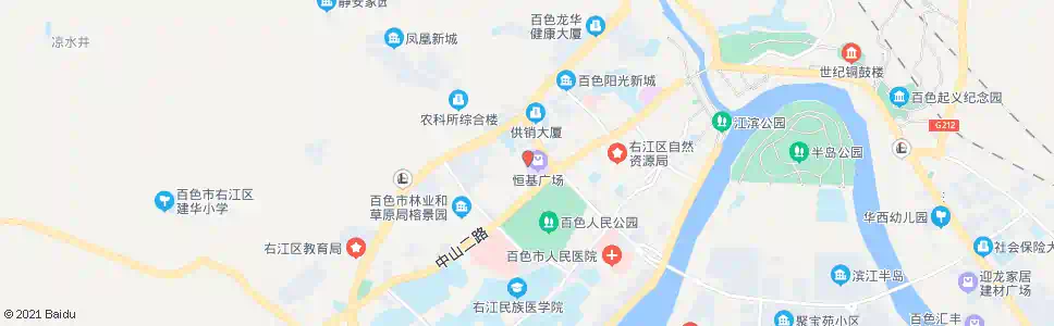 百色新兴电影院_公交站地图_百色公交_妙搜公交查询2025