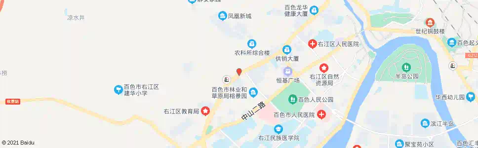 百色城北二路_公交站地图_百色公交_妙搜公交查询2025