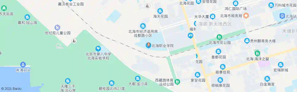 北海北海职业学院_公交站地图_北海公交_妙搜公交查询2025