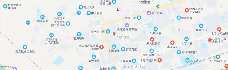 北海贵州小区_公交站地图_北海公交_妙搜公交查询2025