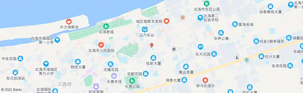 北海南珠商厦_公交站地图_北海公交_妙搜公交查询2025