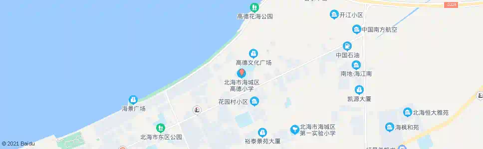 北海高德小学_公交站地图_北海公交_妙搜公交查询2025