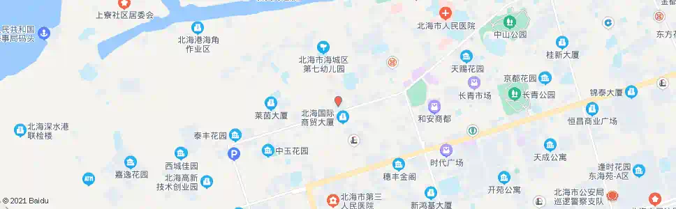 北海皇都大酒店_公交站地图_北海公交_妙搜公交查询2025