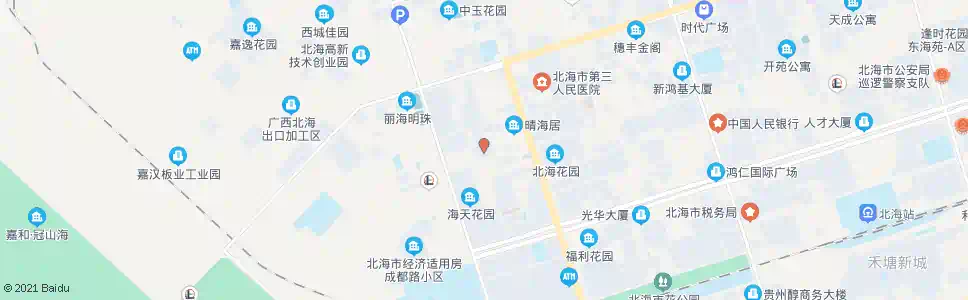 北海北云小区_公交站地图_北海公交_妙搜公交查询2025
