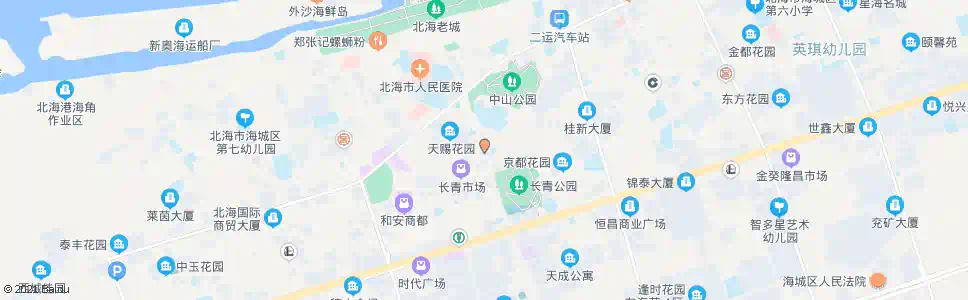 北海北京路环卫路口_公交站地图_北海公交_妙搜公交查询2025