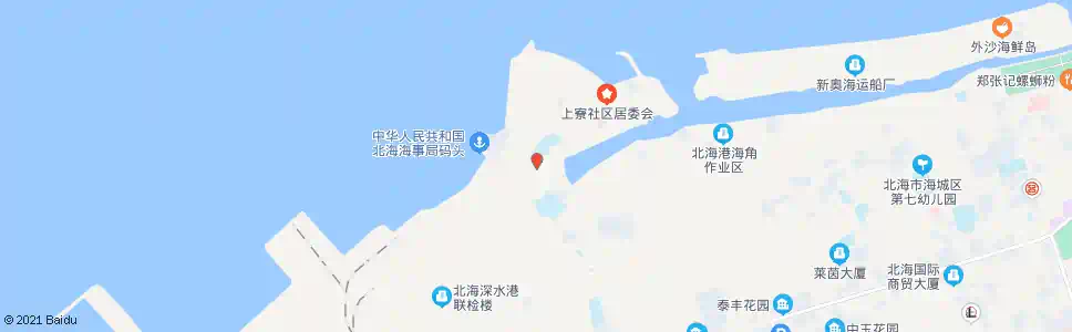 北海地角渔港_公交站地图_北海公交_妙搜公交查询2025