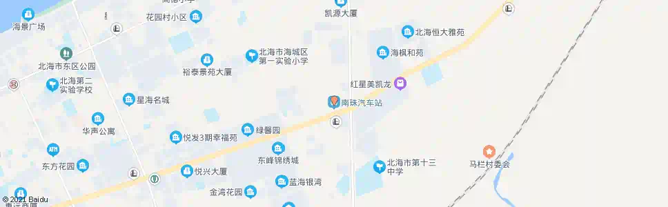 北海汽车总站_公交站地图_北海公交_妙搜公交查询2025