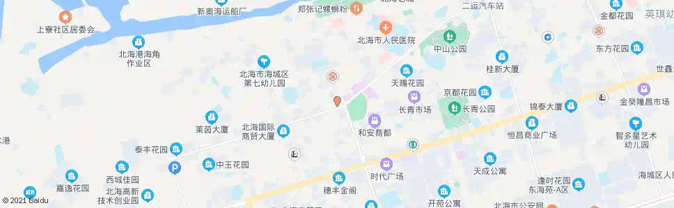 北海新力购物中心_公交站地图_北海公交_妙搜公交查询2025