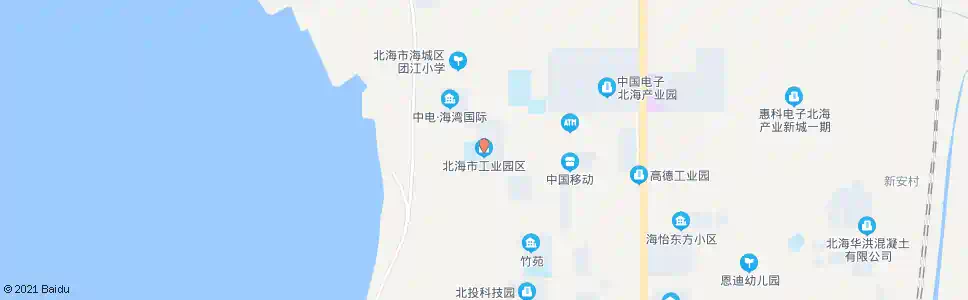 北海工业园区_公交站地图_北海公交_妙搜公交查询2025