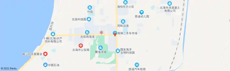北海攀钢_公交站地图_北海公交_妙搜公交查询2025