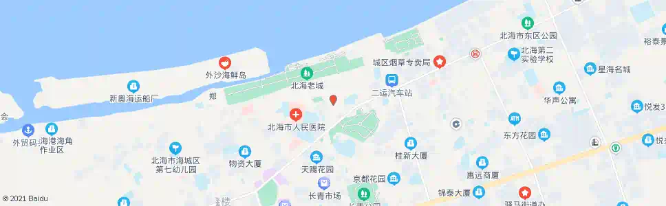 北海图书馆_公交站地图_北海公交_妙搜公交查询2025