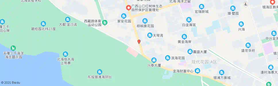 北海云南中路_公交站地图_北海公交_妙搜公交查询2025