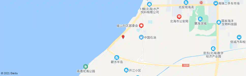 北海沙脚_公交站地图_北海公交_妙搜公交查询2025