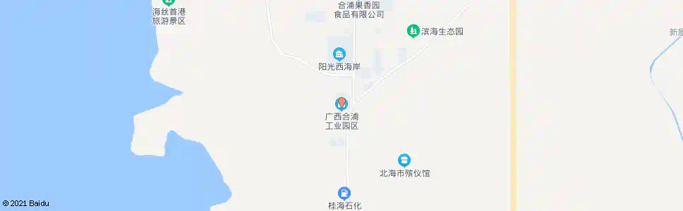 北海合浦工业园_公交站地图_北海公交_妙搜公交查询2025