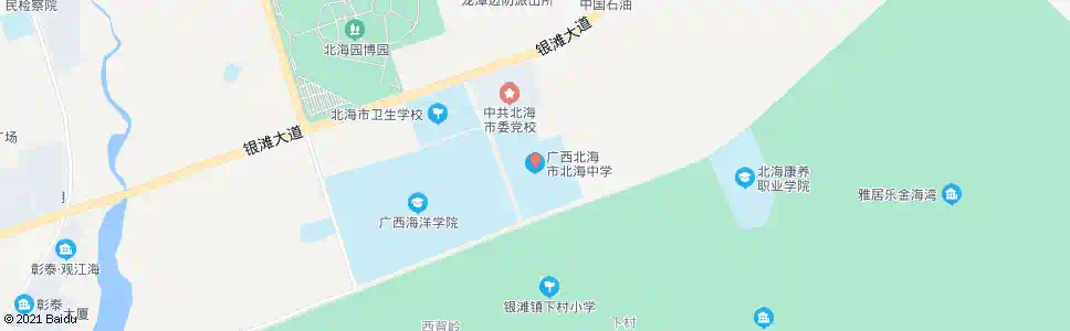 北海北中湾路口_公交站地图_北海公交_妙搜公交查询2025