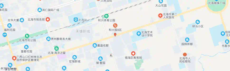 北海银海区政府_公交站地图_北海公交_妙搜公交查询2025
