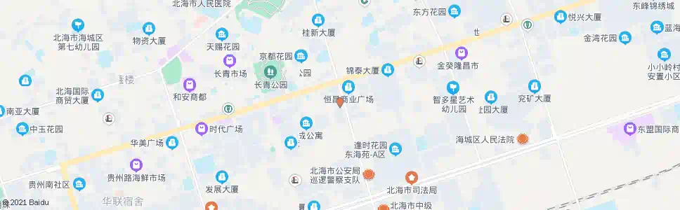 北海海城区交警大队_公交站地图_北海公交_妙搜公交查询2025