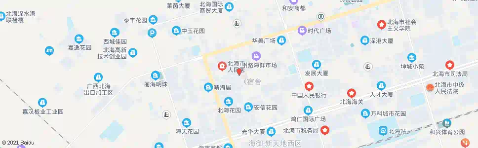 北海中油大厦_公交站地图_北海公交_妙搜公交查询2025