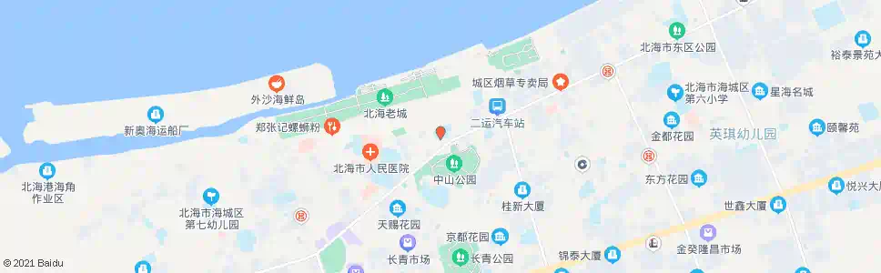 北海和平小学_公交站地图_北海公交_妙搜公交查询2025
