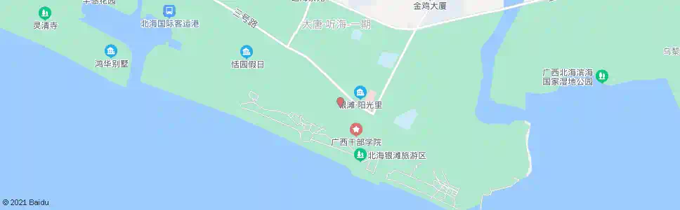 北海二职高_公交站地图_北海公交_妙搜公交查询2025