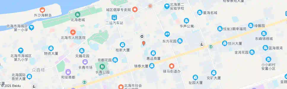 北海实验小学_公交站地图_北海公交_妙搜公交查询2025