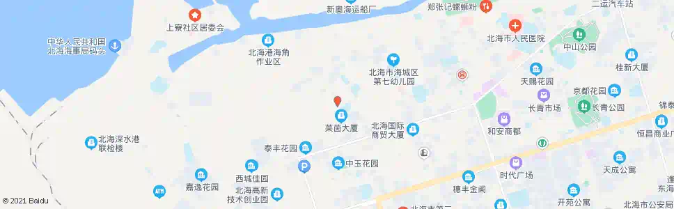 北海独树根路口_公交站地图_北海公交_妙搜公交查询2025
